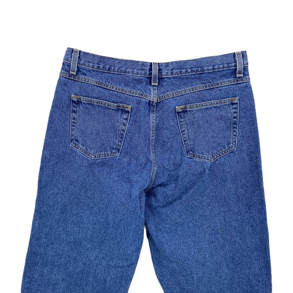 ROCKIES Jeans Relaxed Long Rise Straight Leg 100% Cotton Denim - Picture 5 of 7